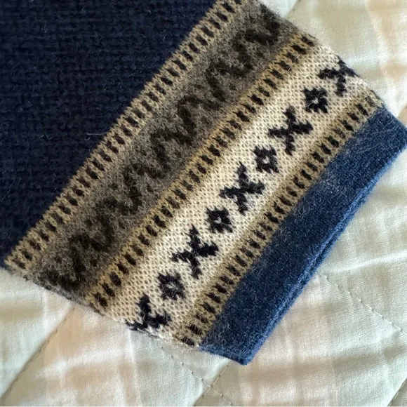 NWOT Alpaca Wool Sweater with Andean Llama Design Medium - Picture 7 of 16